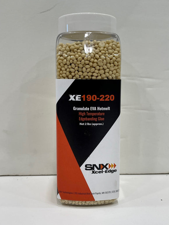 Xcel-Edge Natural High Temp Glue Pellets, 2lb Sample