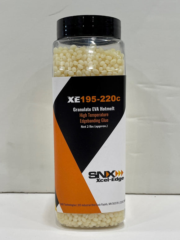 Xcel-Edge Clear High Temp Glue Pellets, 2lb Sample