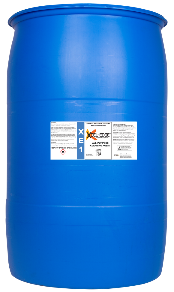 55 Gallon (208L) - Xcel-Edge XE1 All-Purpose Cleaning Agent Edgebanding Chemical