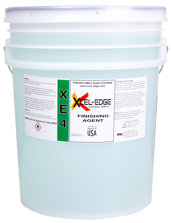 5 Gallon Pail (18.9L) - Xcel-Edge XE4 Finishing Agent  Edgebanding Chemical